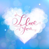 Happy Valentine&#039;s Day vector card N3