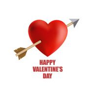 Red Heart With Arrow N4