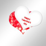 Heart Cut paper Valentine&#039;s day