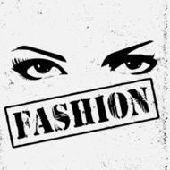 Fashion girl in sketch-style N209
