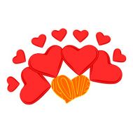 flower with petals in the form of heart