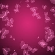 Vector Pink Pattern with Heart
