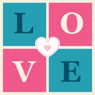 happy valentines day cards retro style