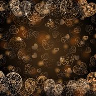 background of hearts N3