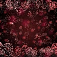 background of hearts N4