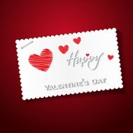 Valentine card N36
