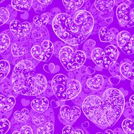 Seamless pattern of hearts N29