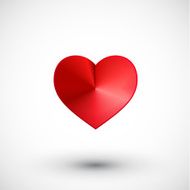Valentine red heart