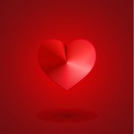 Valentine red heart N2