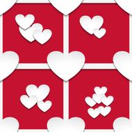 Hearts with shadow N14