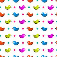 pattern with birds N19
