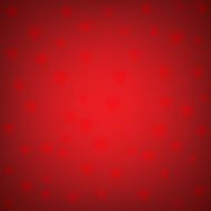 Red background with shiny hearts