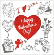 Valentines day - vector set N4