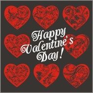 Red Hearts - Valentines day N3