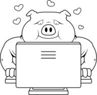 Internet Dating Pig