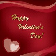 vector card - happy valentine's day