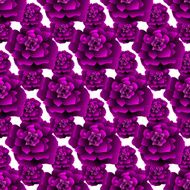Seamless pattern with flowers in vintage style