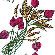 floral seamless background N82