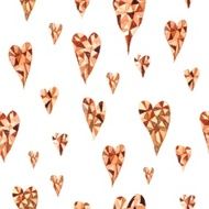 Vintage heart pattern