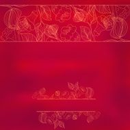 Abstract background with flowers in vintage style