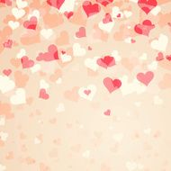 Lovely bright red color hearts