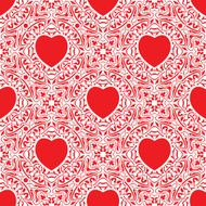Seamless texture with heart N9