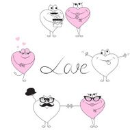 Set of Valentines day icons