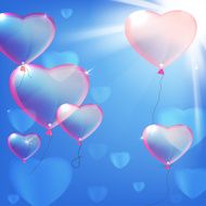 Pink Heart Balloons N4