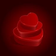 Presents in form of heart