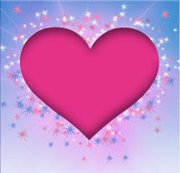 Greeting card with heart N5