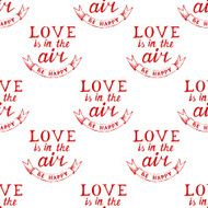 Valentine&#039;s day typography seamless N3