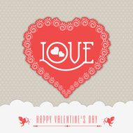 Valentine&#039;s Day celebration greeting card N2