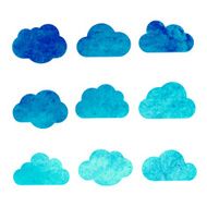 Watercolor sky background N7