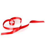 ribbon in the form of heart