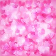 Background with pink hearts N2