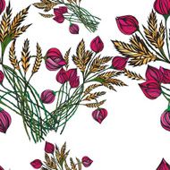 floral seamless background N86