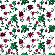 floral seamless background N87