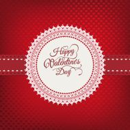 Valentines Day vintage card EPS 10 N2