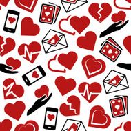 Hearts Seamless Pattern N28
