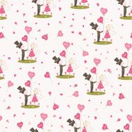 Seamless pattern for valentines day N3