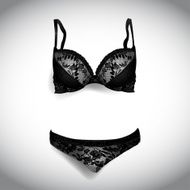 Female sexy bra and panties