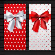 Vertical banner set for Saint Valentine&#039;s day