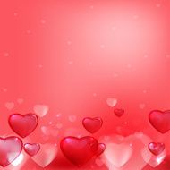 01 hearts background pink