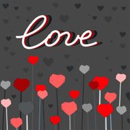 heart sun postcard N2