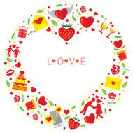 Love Icons Wreath