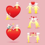 Human Symbol Love Story Concept N2