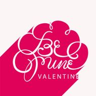 be mine valentine greeting card
