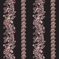 vertical stripes with indian ornament N4