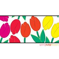 All occasion tulip card in vector format N3
