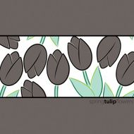 All occasion tulip card in vector format N10